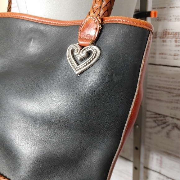 VINTAGE Brighton Caroline Leather Bucket Bag - Picture 4 of 12